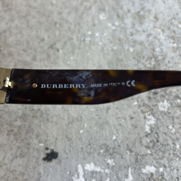 Burberry Aviator Sunglasses - Silver and Brown - Picture 3 of 4